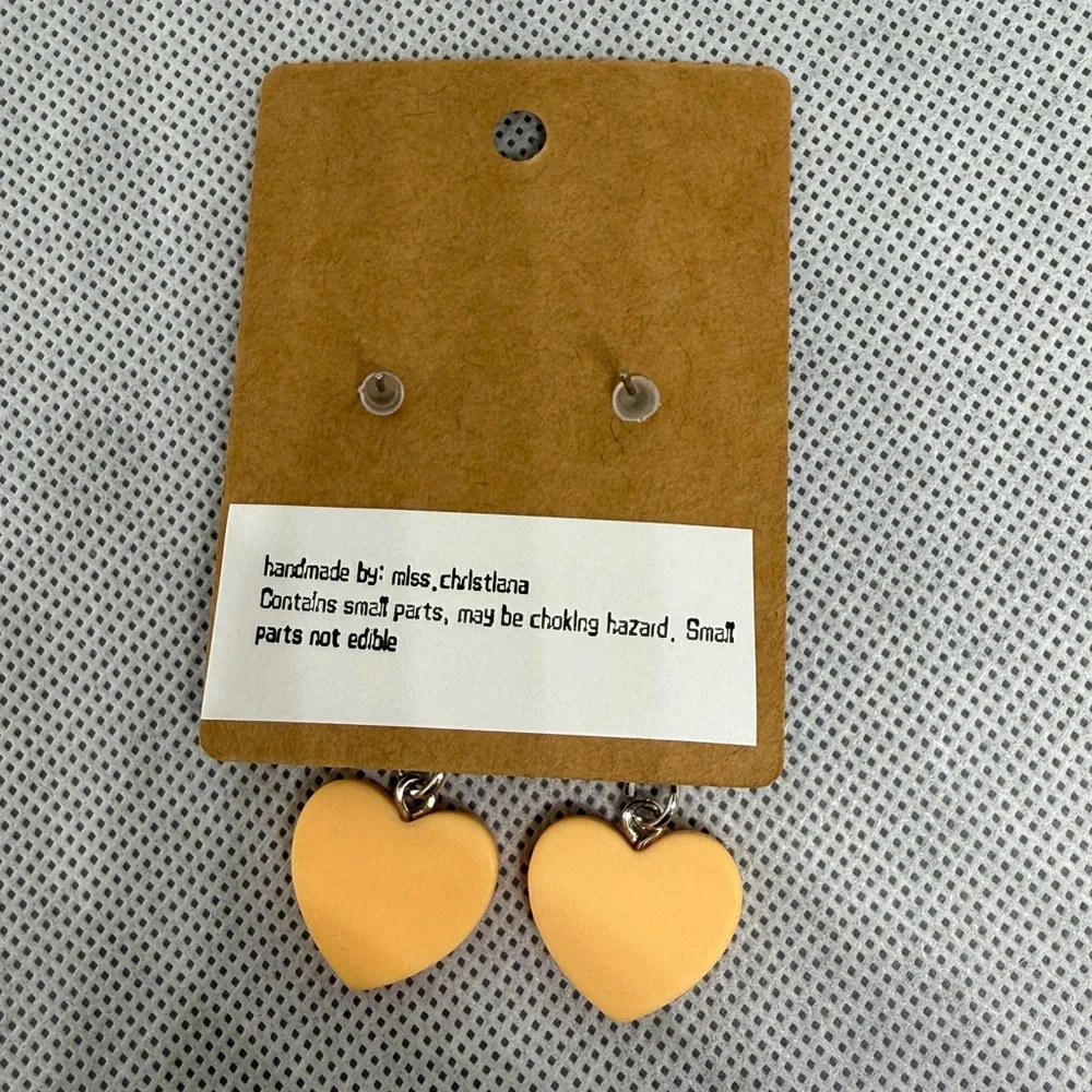 Handmade Valentine’s Day Candy Heart Earrings